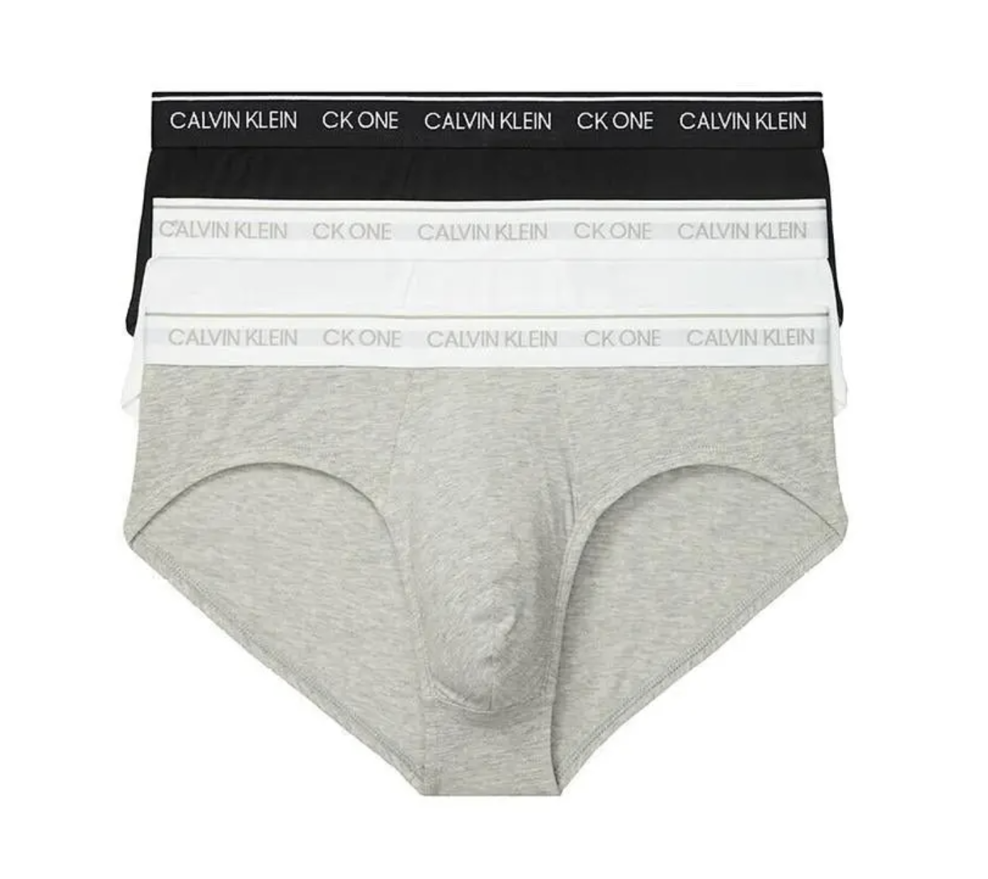 Calvin Klein CK One Mens Cotton Stretch Hip Brief Underwear