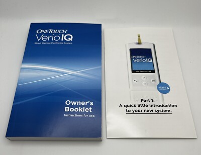 OneTouch Verio IQ Owner's Booklet Manual Del Propietario in English and Spanish