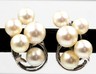 Mikimoto Pearl & Sterling Silver Screw Back Earrings Fine Vintage Jewellery-1.JPG