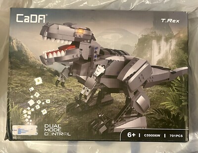 ROBOT DUAL CONTROL Remote Control T-REX Bot CADA New In Box