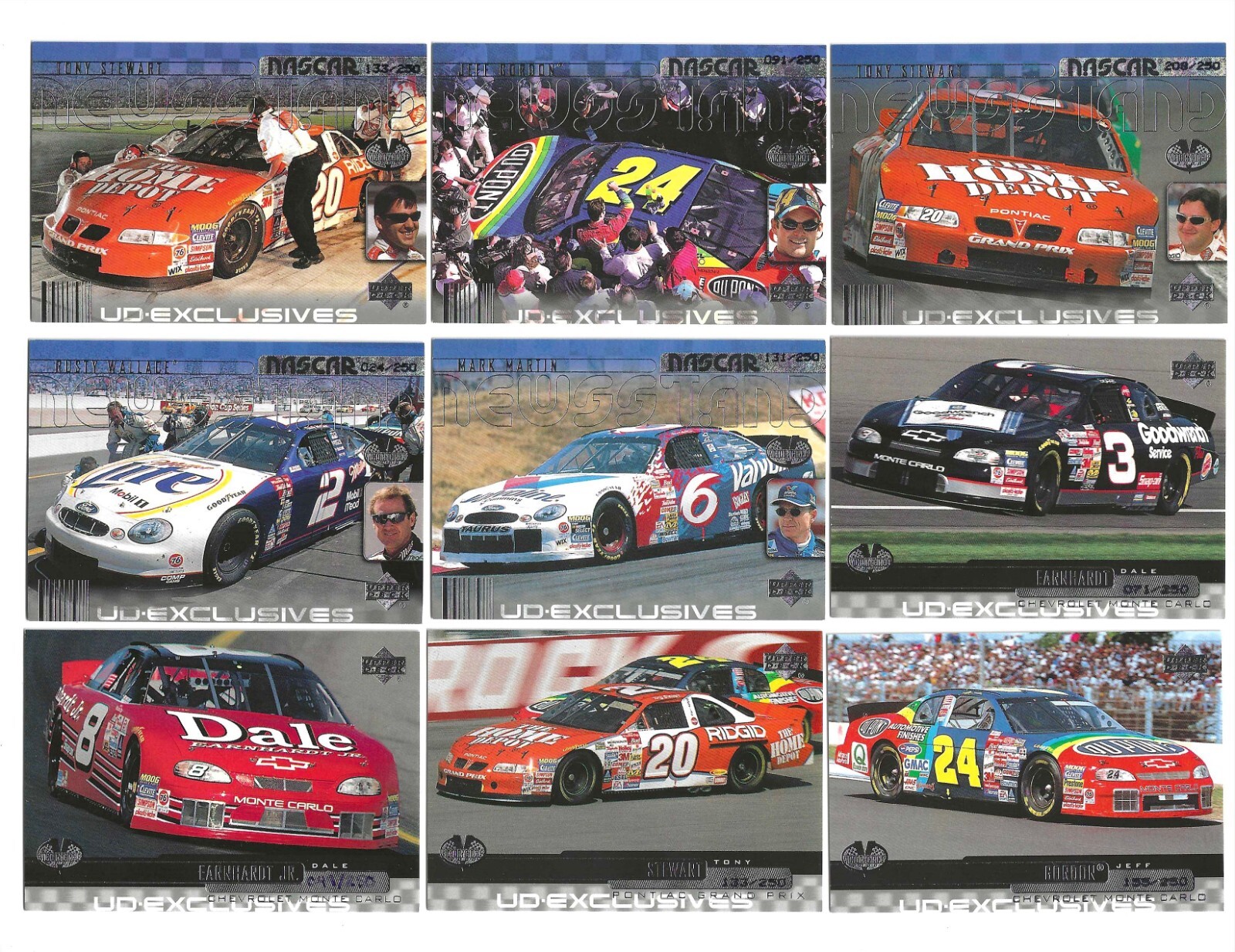 2000 Victory Circle SILVER EXCLUSIVES #75 Mark Martin+Car 2000 Victory Circle SILVER EXCLUSIVES #75 Mark Martin+Car