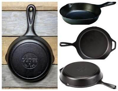 Lodge Pre-Seasoned 6-1/2-Inch Skillet Pre-Seasoned and ready-to-use Black