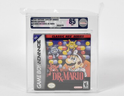 Nintendo Game Boy Advance,Dr. Mario Classic NES Series VGA Silber 85 NM+