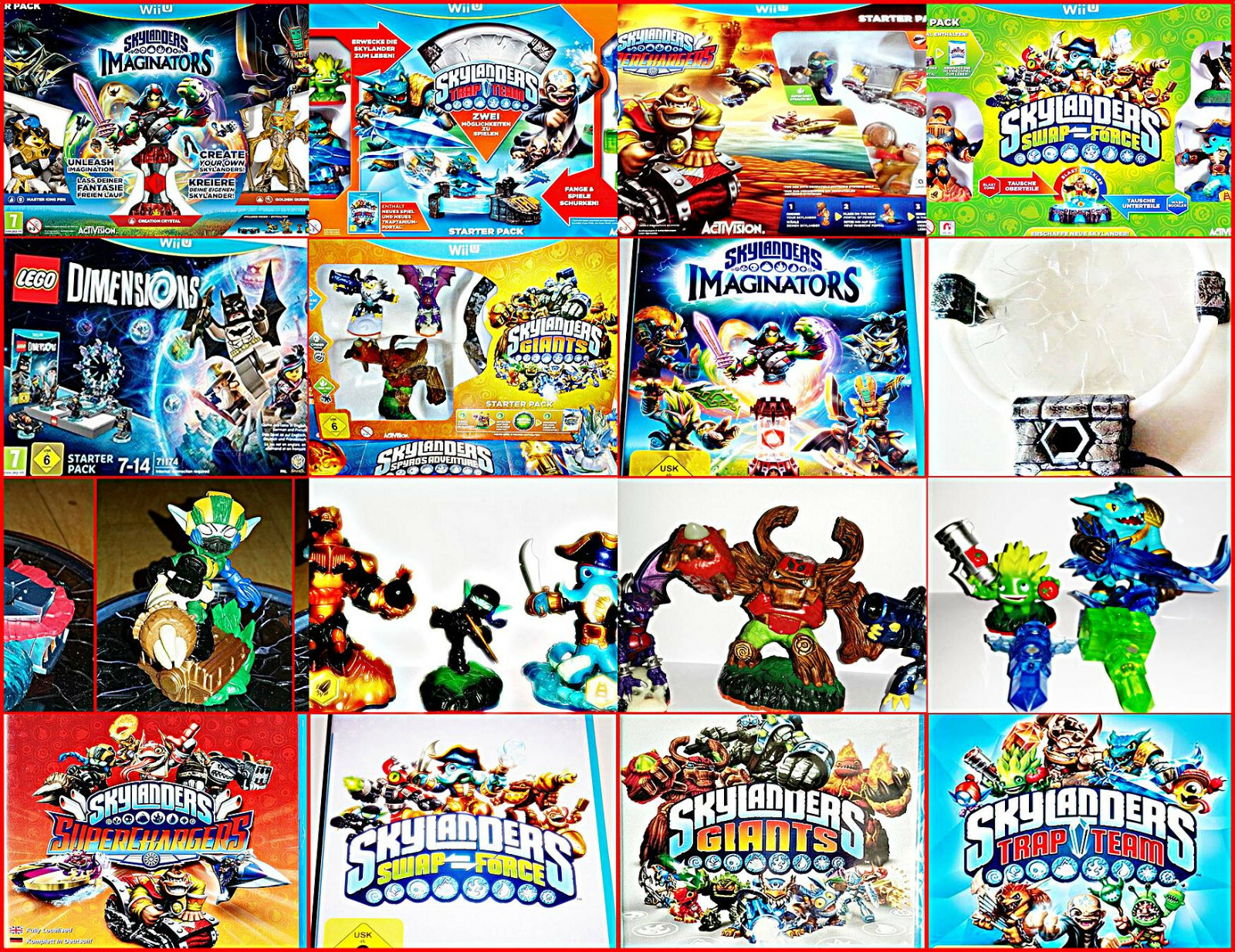 NINTENDO WII U Skylanders AUSWAHL: Giants, Swap Force, TRAP TEAM, IMAGINATORS*
