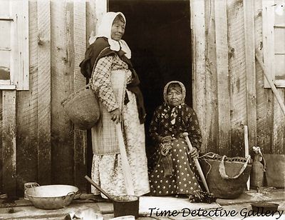Native American Women Clam Diggers, California - 1894 - Historic Photo Print