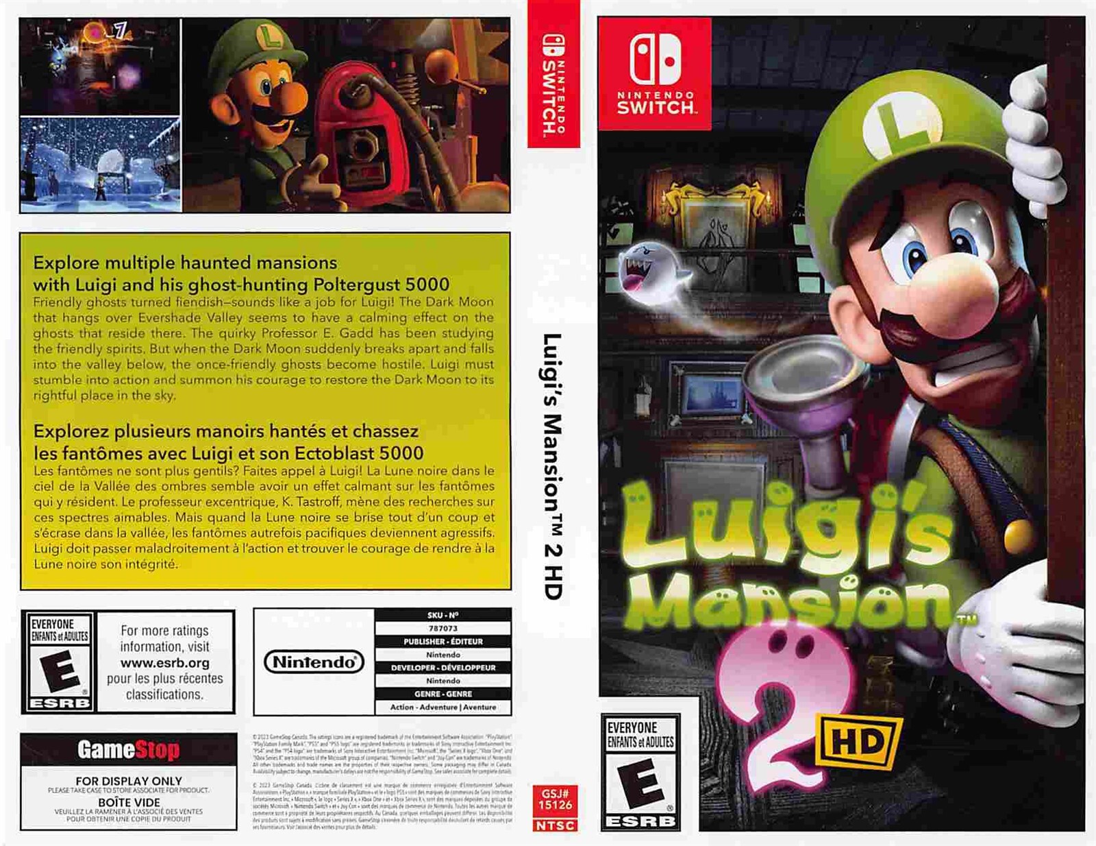 Nintendo Switch Mario Party Superstars & Luigi Mansion 2 Amazon.com: Luigi's Mansion 2 HD : Video Games