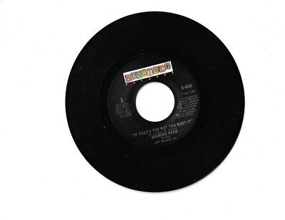 Diamond Head-If That's The Way You Want It-Dunhill 4342)Hawaii Pop Rock(Hear It)