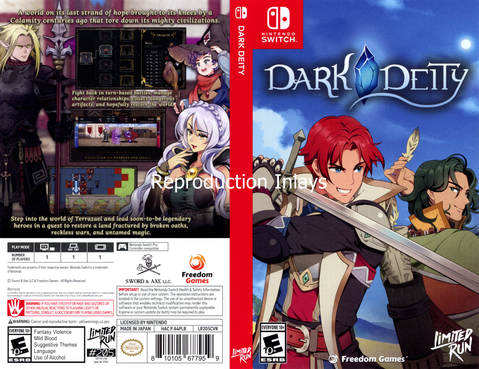 Dark Deity Switch Replacement Case | eBay UK