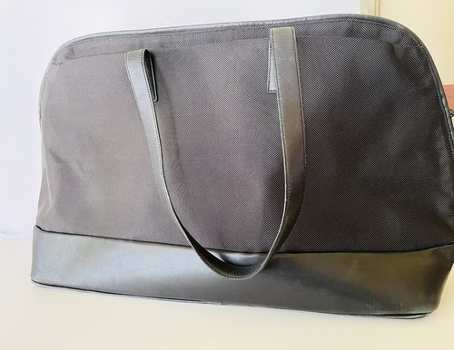 Tumi Black Ballistic Nylon Leather Trim Tote Bag eBay
