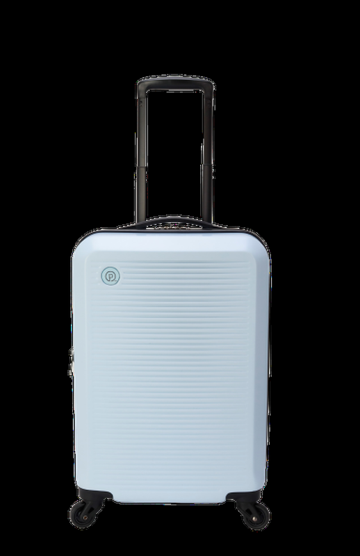 Suitcase Carry-on Spinner Hardside Light Blue 20 In.