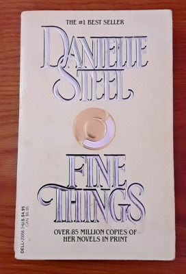 Fine Things by Danielle Steel PB 1988 Fiction Romance Novel vtg California love