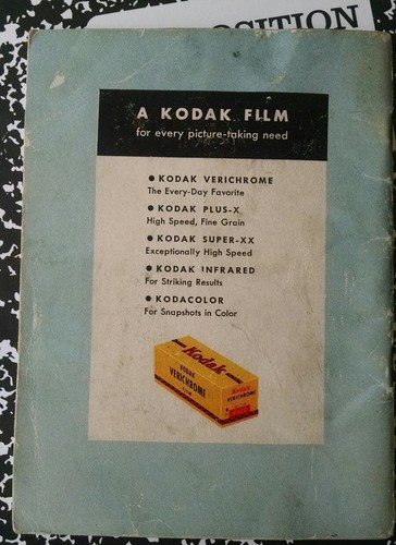1948  Kodak Tourist Folding Camera Brochure Manual Advertising