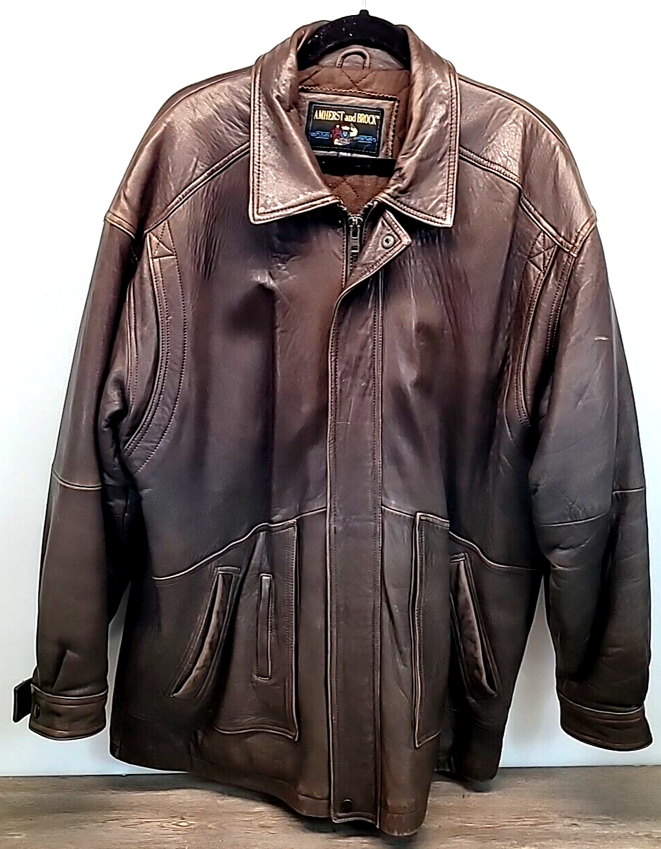ジャケット・アウター Eaphi BIG COLLAR HALF JACKET brown Echo Jacket – Afield Out