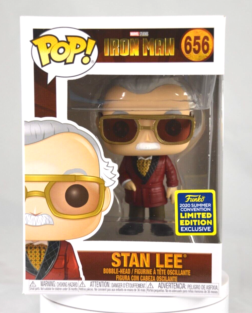 Funko Pop! Stan Lee (Iron Man) #656 Summer Convention Shared