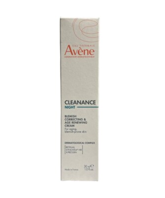 Avene Cleanance Night Blemish Correcting & Age Renewing Cream 30ml 1oz