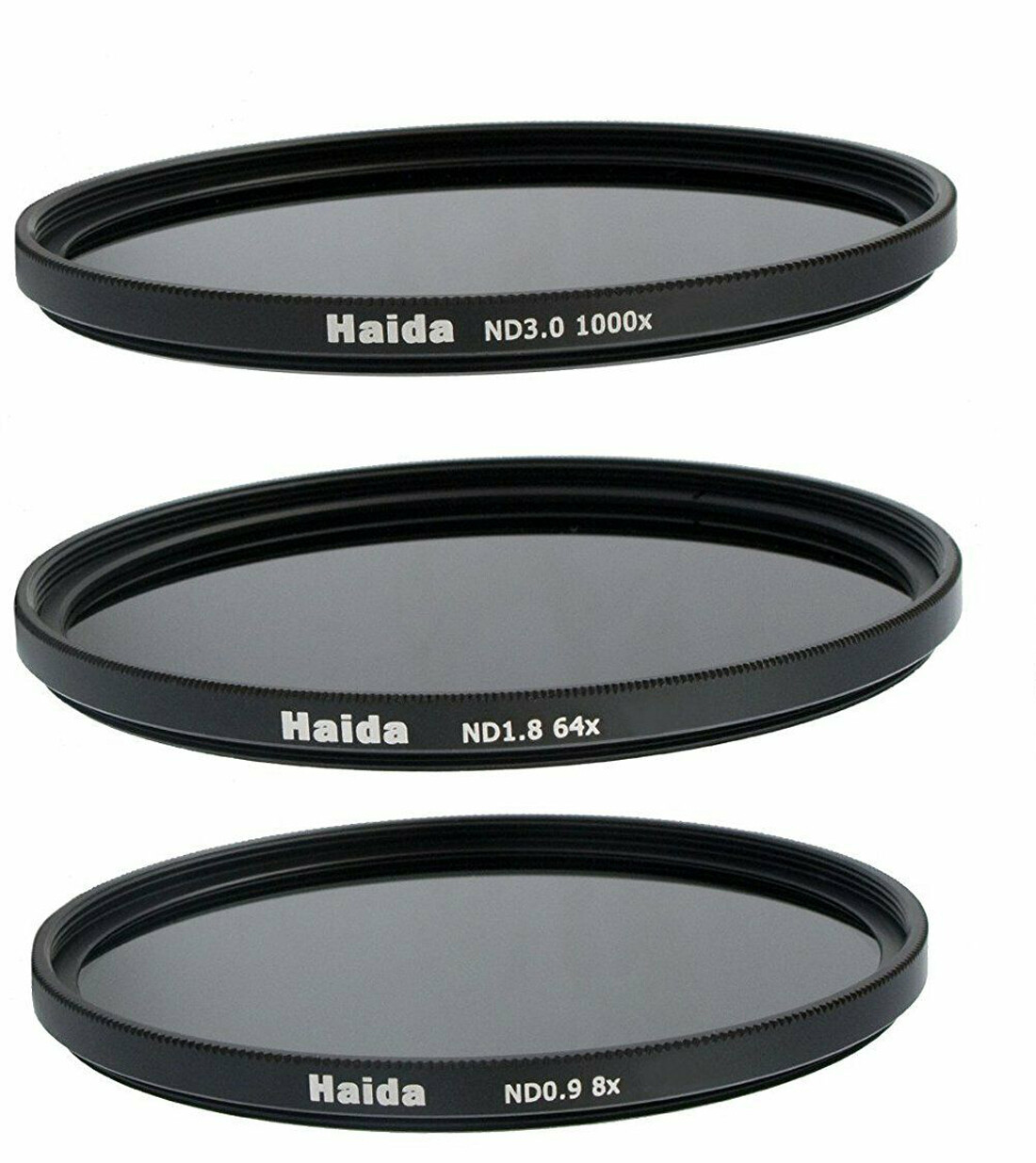 Haida ND Graufilterset ND8x, ND64x, ND1000x
