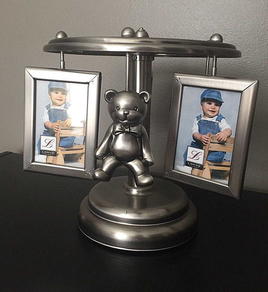 Lawrence Frame Go Round Multi 2x3 Baby Picture Frames - Musical Wind Up Carousel
