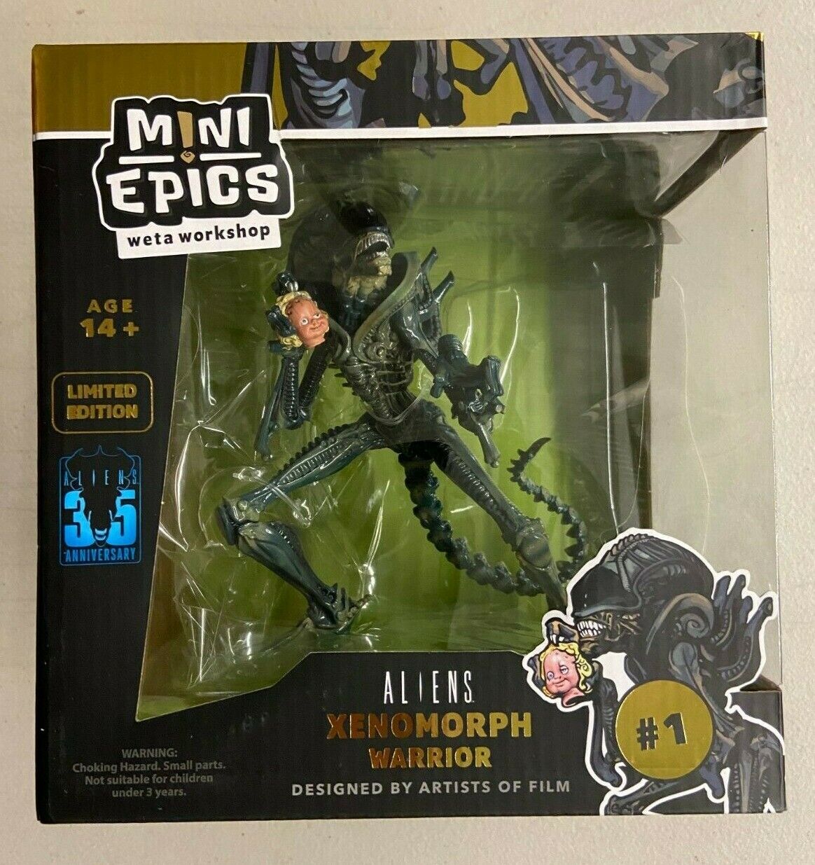 Aliens Xenomorph Warrior Mini Epics Figure by Weta Workshop Aliens Xenomorph Warrior Mini Epics Figure by Weta Workshop