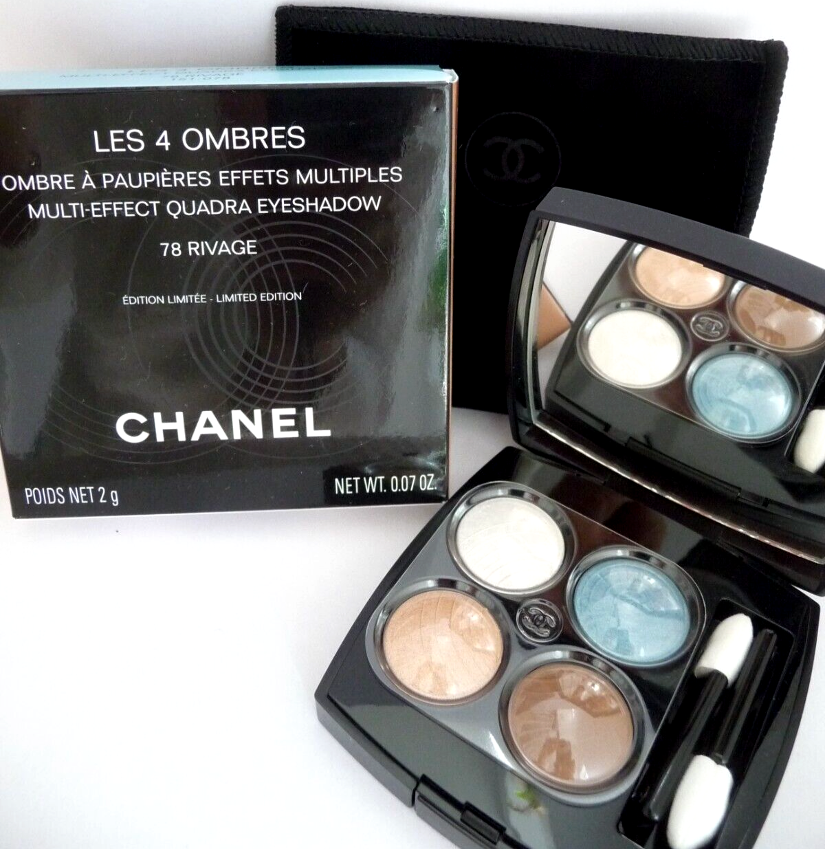 CHANEL LES 4 Ombre Eye Shadow Quad 78 RIVAGE Limited Edition