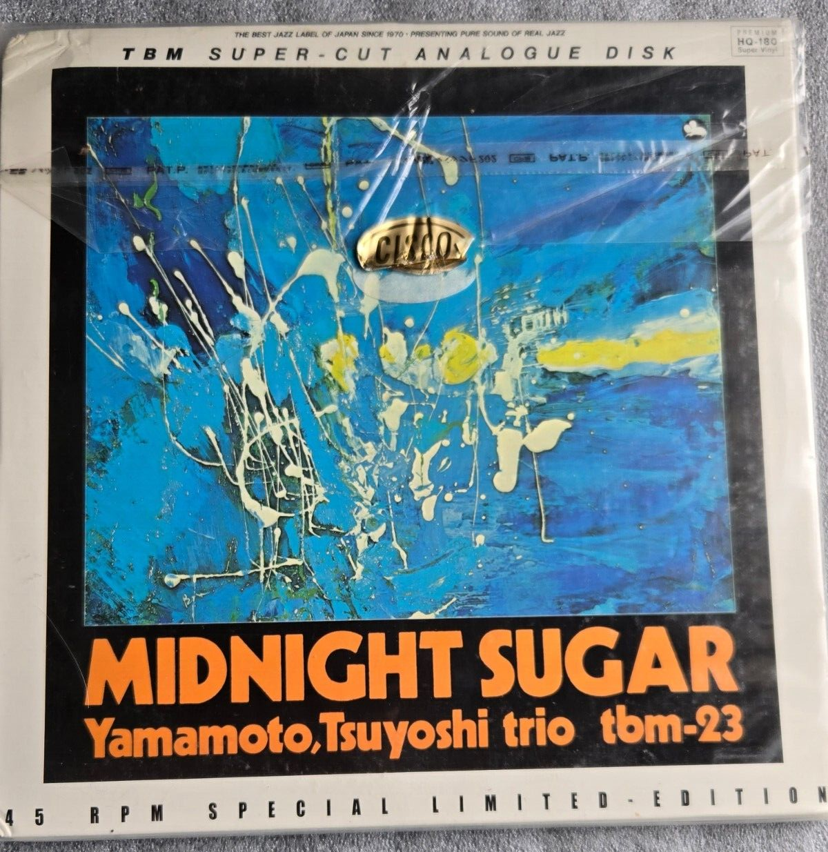 【海外輸入】 Sugar Midnight TBM-23 Trio Tsuyoshi Yamamoto 45 LP 2 RPM 邦楽