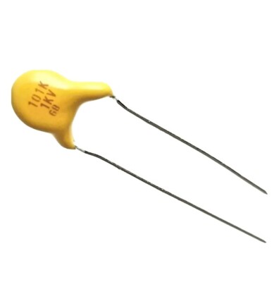 10pcs 100pf 1000v Radial Ceramic Disc Capacitors .001uf Matsushita