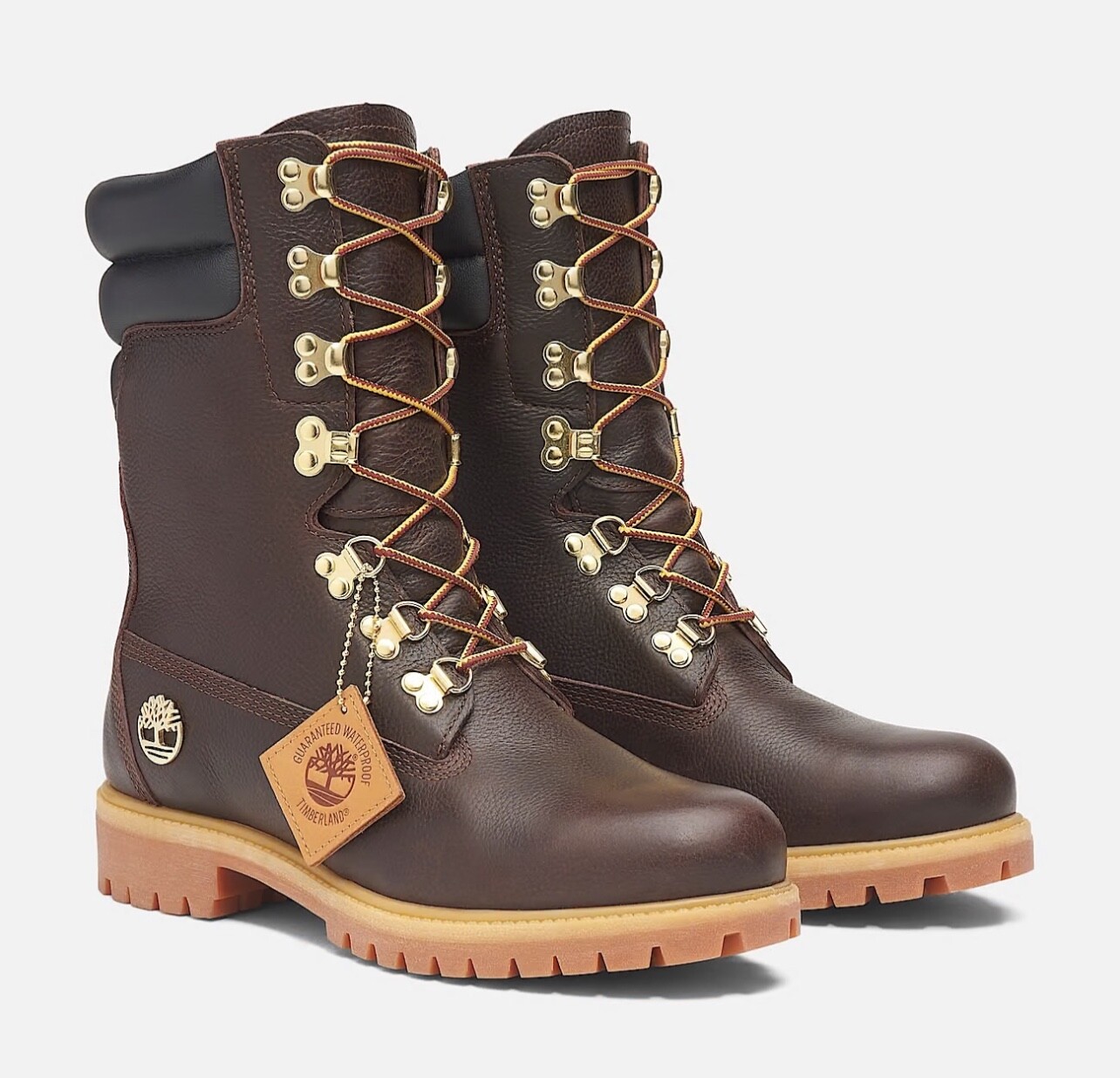 Pre-owned Timberland Super Boot Premium Waterproof Espresso In Brown