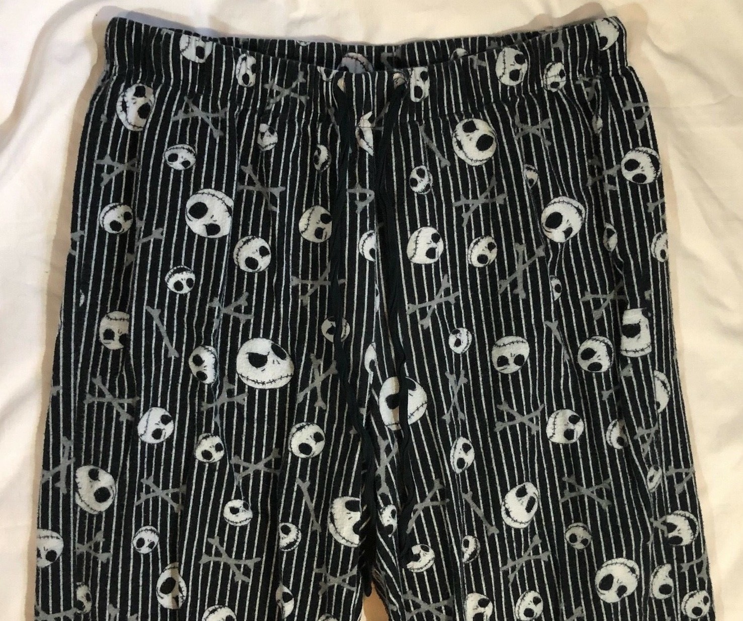 Disney Store pajama pants Sz Medium Jack Skellington Nightmare before Christmas