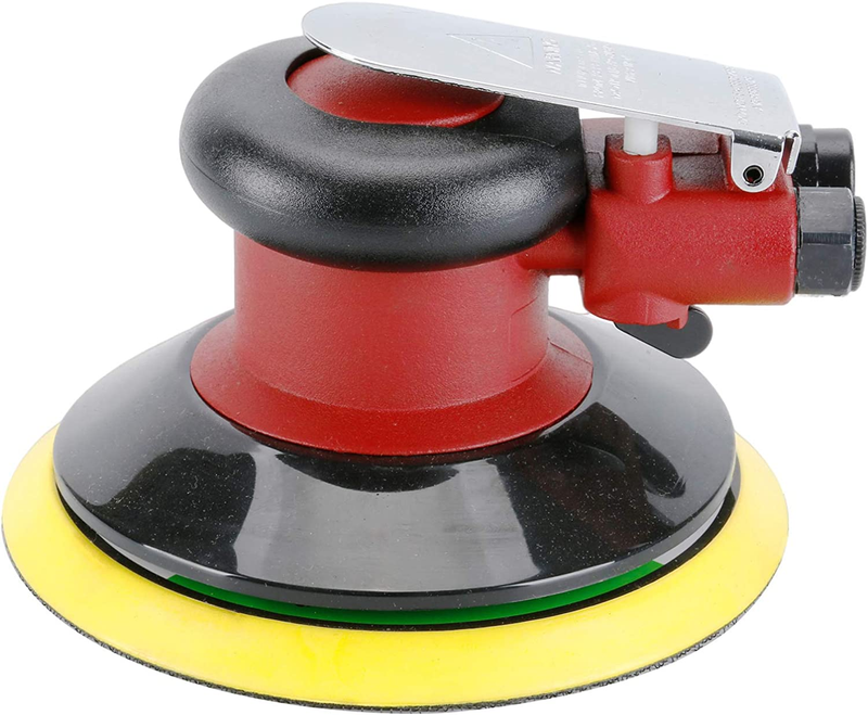 Professional Air Random Orbital Palm Sander, Heavy Duty Dual Action Pneumatic Sa