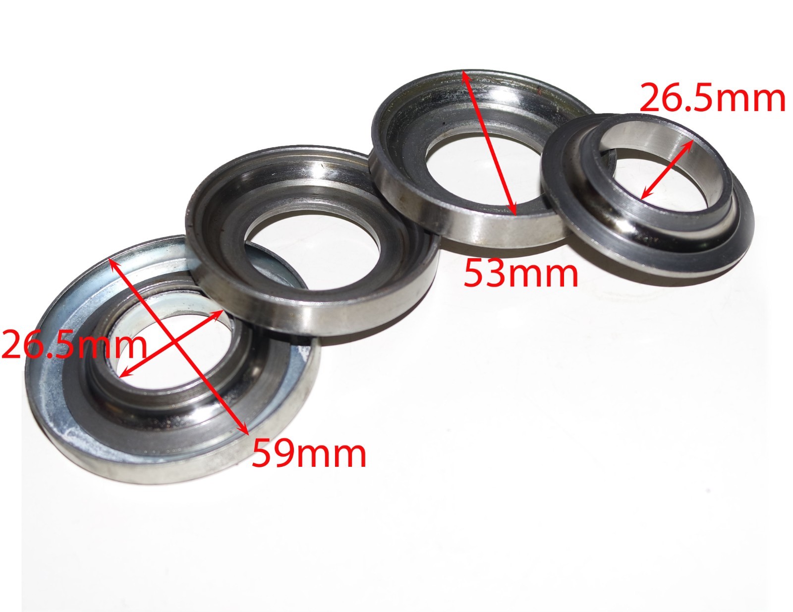 Steering Head Bearing Ball Racer Cup Cone Set Fits Triumph T90 T100 T120 150 