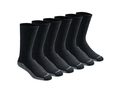 Dickies Men's Multi-Pack Dri-Tech Moisture Control Crew Sock