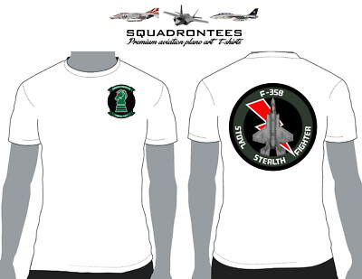 VMFA-121 Green Knights F-35 Squadron T-Shirt D5, USMC Licensed Product