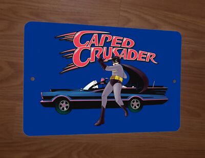 Caped Crusader Batgirl Speed Racer Parody Art 8x12 Metal Wall Sign 