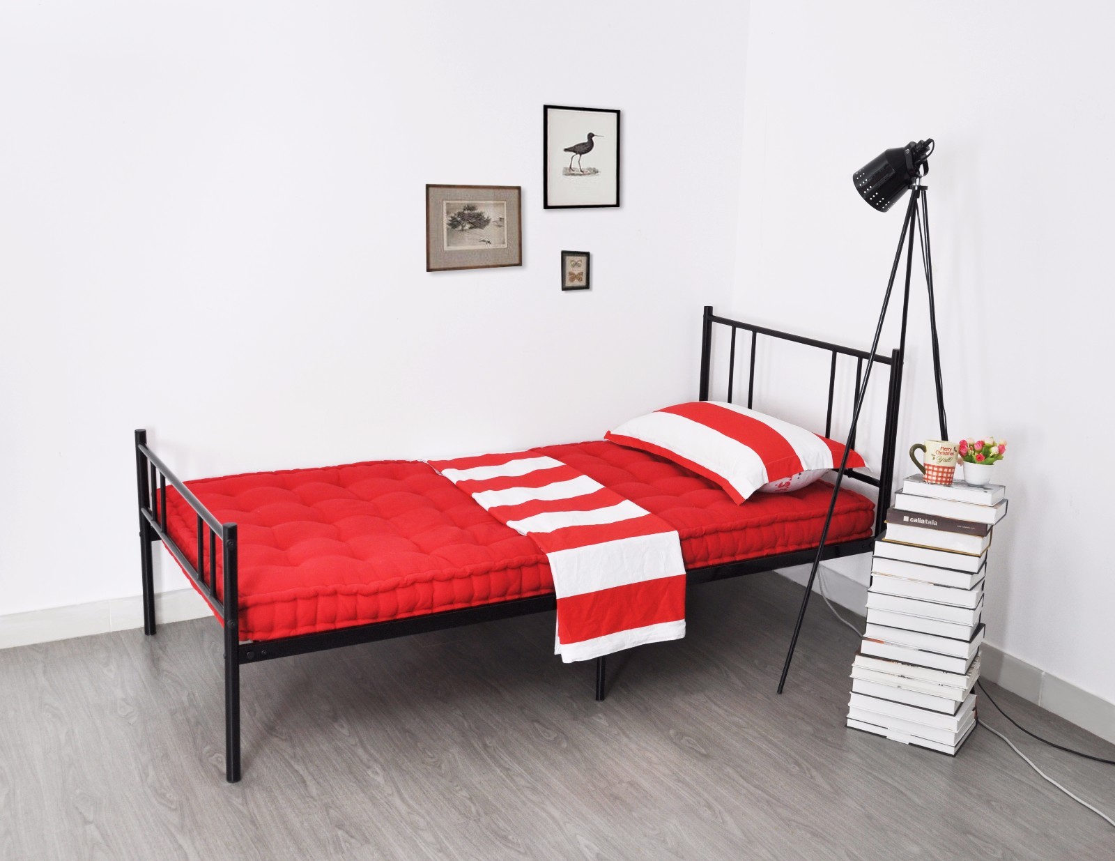 Black 3FT Single Metal Bed Frame in Strong structure Bedstead