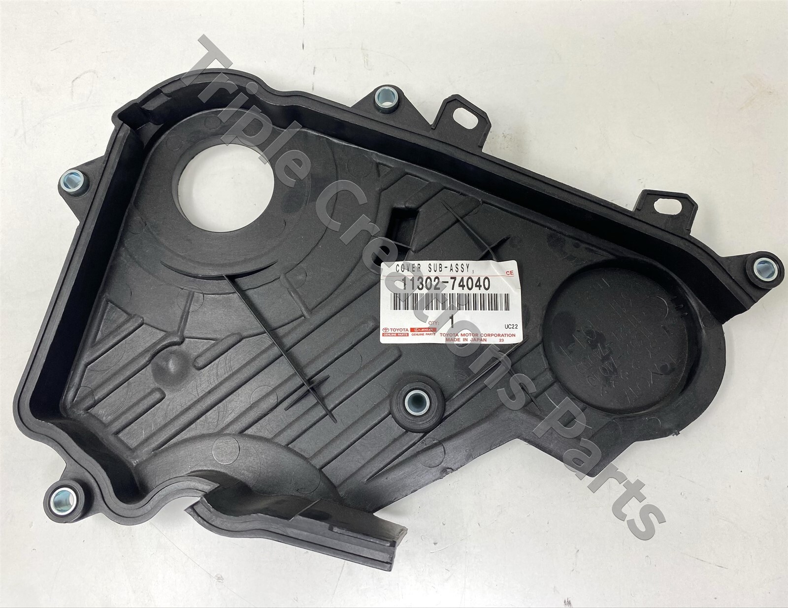 【新品未使用・未開封】S KEAT HANDLE AC TOYOTA GENUINE 11302-74040 COVER SUB-ASSY, TIMING CHAIN OR