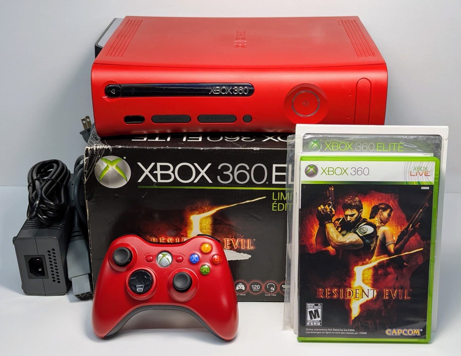Microsoft - (本体)Xbox 360 BIOHAZARD 5(バイオハザード5) プレミアムパック 60GB(52T-00296) マイクロソフト Microsoft - (本体)Xbox 360 BIOHAZARD 5(バイオハザード5