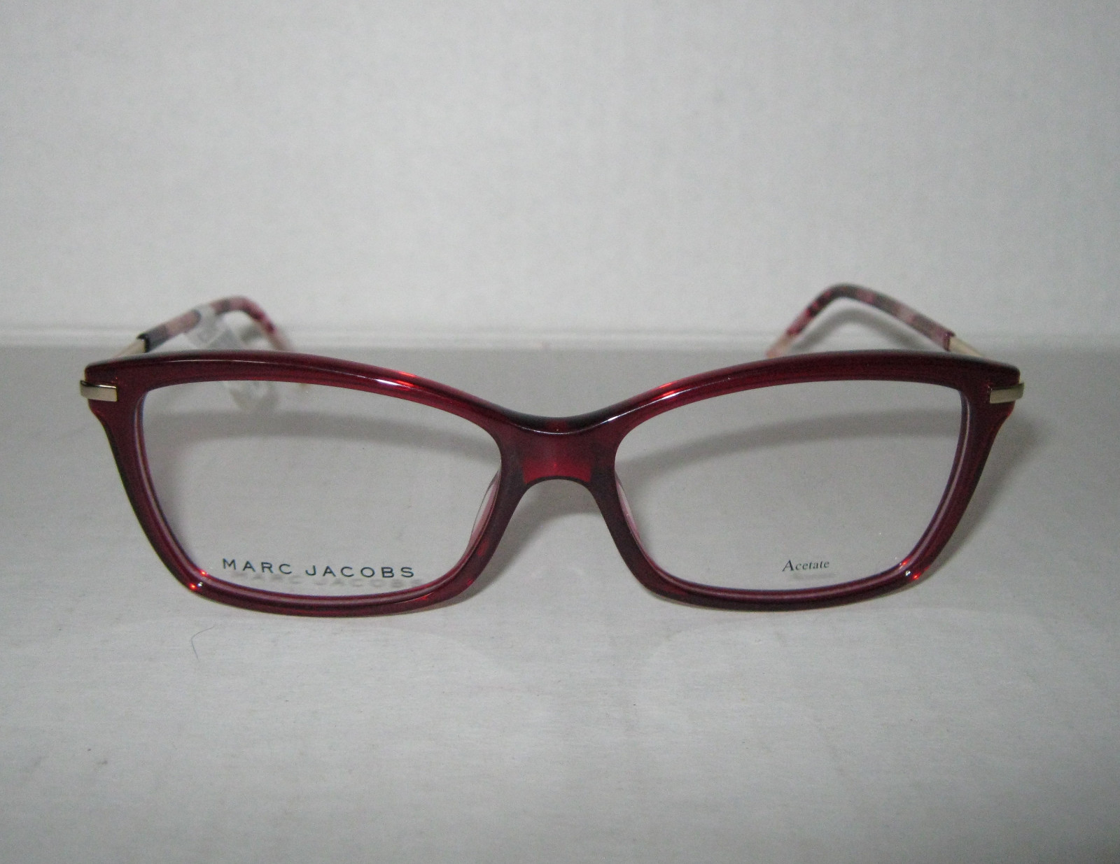 Marc Jacobs スクエアフレムメカネ MARC63 UAB New Marc 63 by Marc Jacobs 5415 Burgundy Eyeglass Frames 63
