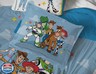 Jay Franco Kids Comforter Set Includes Sheets and Pillow Cover - Soft and Cozy Bed Set for Stylish Room Décor, Blue - Toy Story, 7 Piece Queen