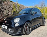 2010 FIAT ABARTH 500 1.4 TURBO 5 SPEED MANUAL IN BLACK NEW CAMBELT ULEZ FREE FSH