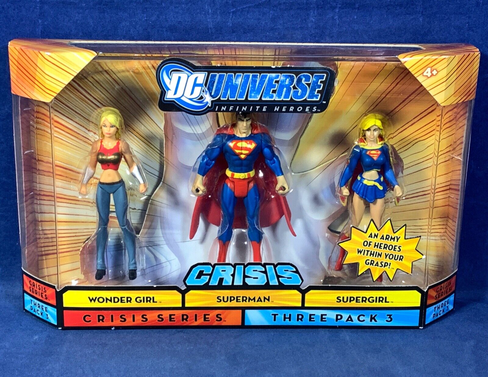 New WONDER GIRL, SUPERMAN & SUPERGIRL - 3-Pack Figures DC New WONDER GIRL, SUPERMAN & SUPERGIRL - 3-Pack Figures DC