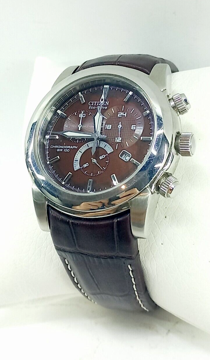 CITIZEN Eco Drive Men s Watch H500 S049628 HST Brown Dial CITIZEN Eco Drive Men s Watch H500 S049628 HST Brown Dial