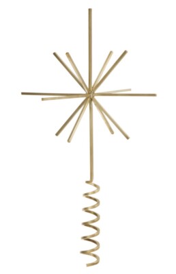 NIB FERM LIVING BRASS Christmas Tree Top Star $69 *