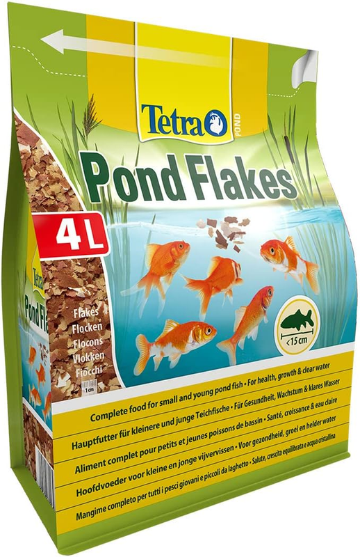 Mangime Per Pesci Tetra Pond Flakes - 1 L, Fiocchi Per Pesci Giovani E Piccoli - Alimento Completo - Foto 6