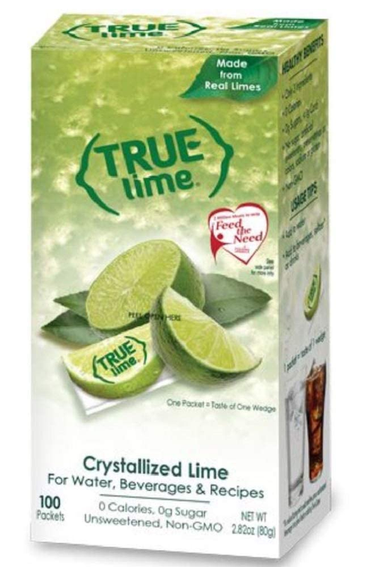 TRUE LIME Water Enhancer, Bulk Dispenser Pack, 0 Calorie Drink Mix Packets for W