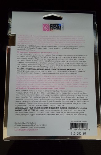 Collagen Face mask~ Anti aging Serum  4 masks