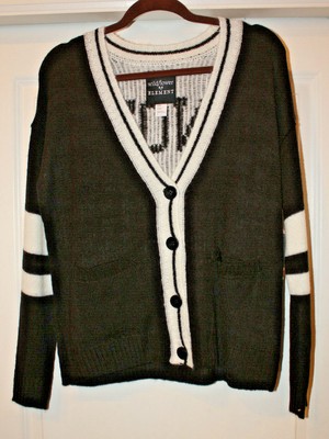 Element Women's Growly Cardigan Sweater, Black