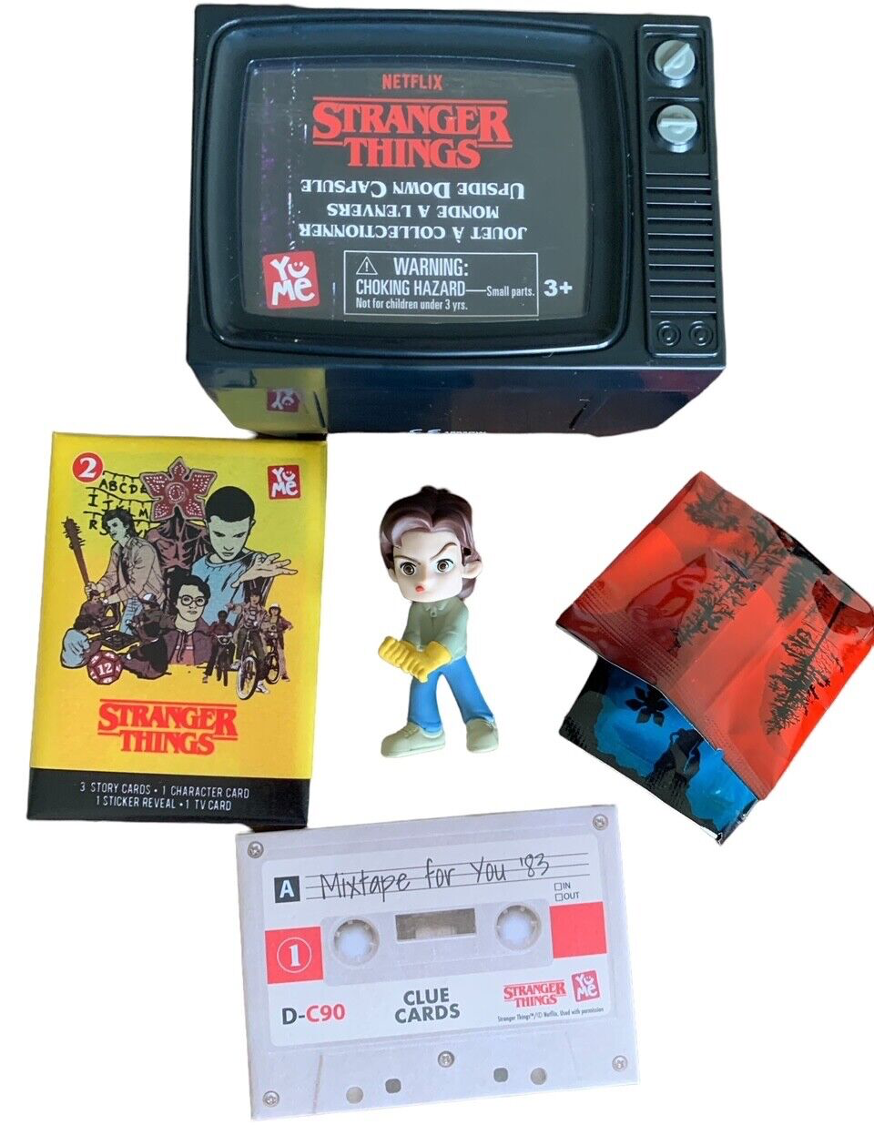 STRANGER THINGS Upside Down Capsule STEVE Figure Cards YUME Toys