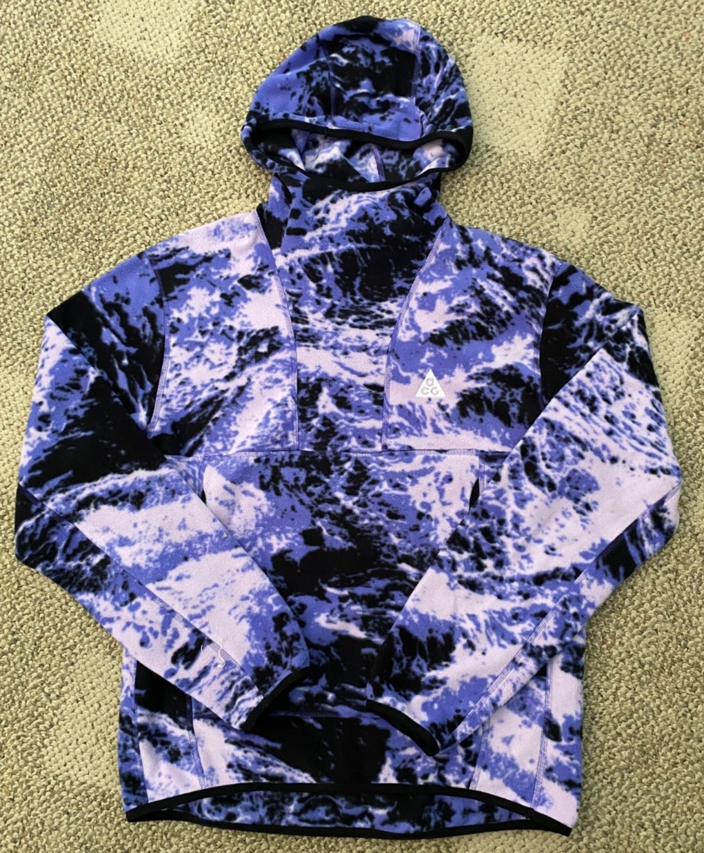 Nike ACG Hoodie Polartec Pullover Fleece Top Wolf Tree