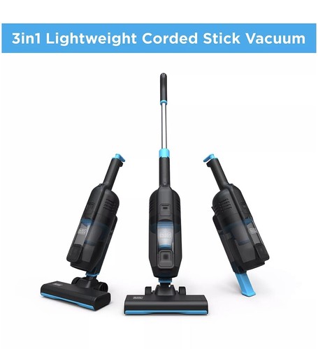 Black & Decker Power Series Lite 3-in-1 Corded Stick Vacuum Brand New NWT
