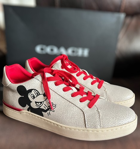 Coach DISNEY X Mickey Mouse KEITH HARING Clip LOW Top
