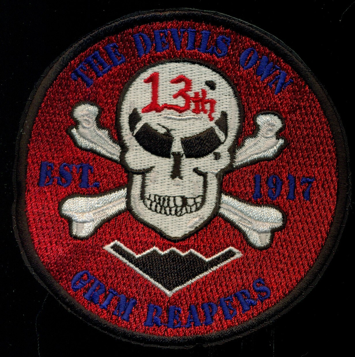完全手描きパッチ■669th Bomb squadron 345thBombSquadronEBS2023Deploy